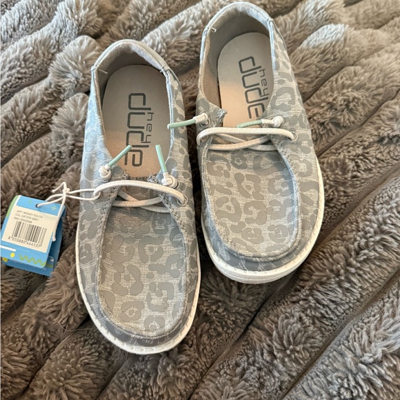 Hey Dude Other - Hey Dude Beige Leopard Print Shoes